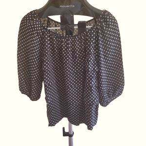 Max Studio NWT flirty Tier Ruffle Top